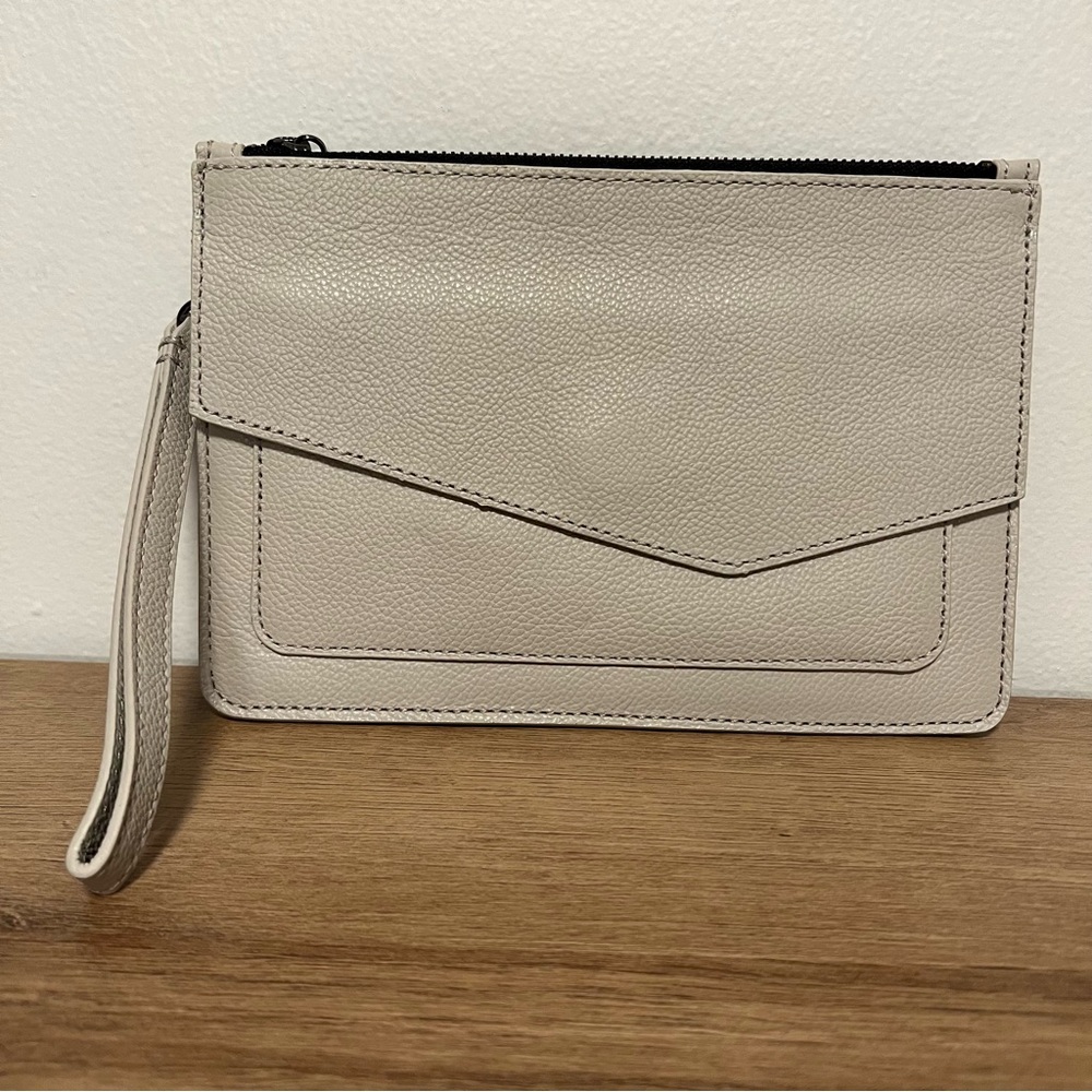 Botkier Cobble Hill Large Pouch in Dove NWT
